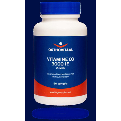 Orthovitaal Vitamin D3 3000IU Orthovitaal Vitamin D3 3000IU image