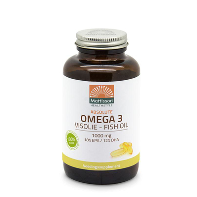 Mattisson Healthstyle Absolute Omega 3 Fischöl 1000 mg Mattisson Healthstyle Absolute Omega 3 Fischöl 1000 mg Abbildung