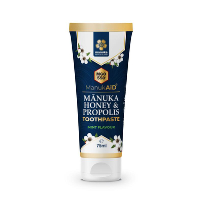 Manuka New Zealand Tandpasta met Manuka Honing MGO550+ Manuka New Zealand Tandpasta met Manuka Honing MGO550+ afbeelding