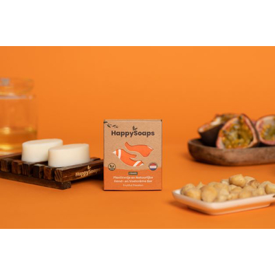 HappySoaps Fruitful Passion Hand- und Fußcreme-Bar HappySoaps Fruitful Passion Hand- und Fußcreme-Bar Abbildung