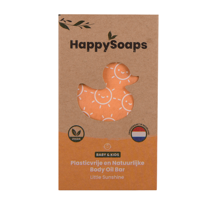 HappySoaps Little Sunshine Baby & Kids Body Oil Bar HappySoaps Little Sunshine Baby & Kids Body Oil Bar afbeelding