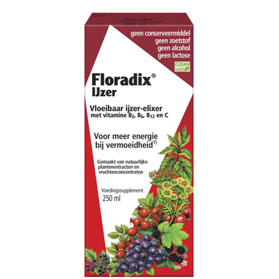 Salus Floradix IJzerelixer (voorheen Vita Kruidenelixer) Salus Floradix IJzerelixer (voorheen Vita Kruidenelixer) afbeelding