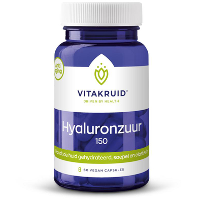 Vitakruid Hyaluronzuur 150 met Vitamine C Vitakruid Hyaluronzuur 150 met Vitamine C afbeelding