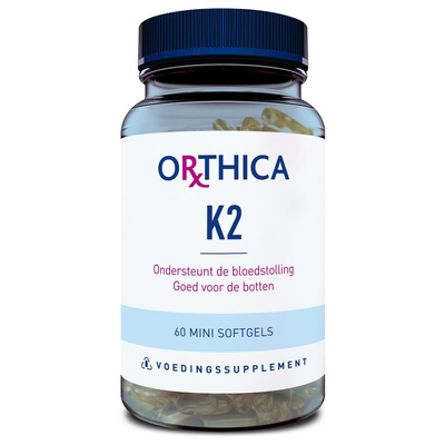Orthica Vitamine K2 45 mcg Orthica Vitamine K2 45 mcg afbeelding