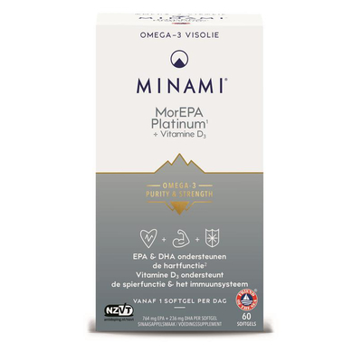 Minami Nutrition MorEPA Platinum + Vitamin D3 Minami Nutrition MorEPA Platinum + Vitamin D3 image