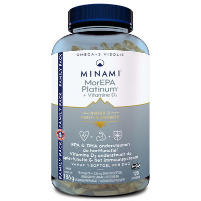 Minami Nutrition MorEPA Platinum + Vitamin D3 Minami Nutrition MorEPA Platinum + Vitamin D3 image