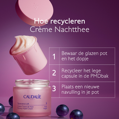 Caudalie Resveratrol-Lift Verstevigende Nachtcrème - Navulling Caudalie Resveratrol-Lift Verstevigende Nachtcrème - Navulling afbeelding