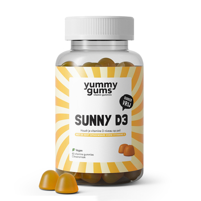 Yummygums Sunny D3 Gummies Yummygums Sunny D3 Gummies afbeelding