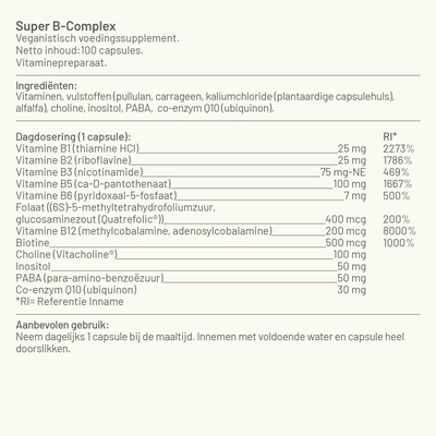 Vitaminstore Super B Complex vitamine (B complex) afbeelding