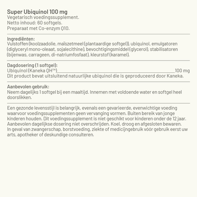 Vitaminstore Super Ubiquinol 100 mg (Coenzym Q10) Vitaminstore Super Ubiquinol 100 mg (Coenzym Q10) Abbildung