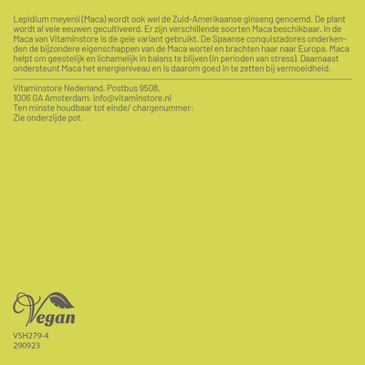 Vitaminstore Maca 500 afbeelding