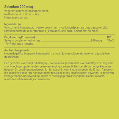Vitaminstore Selenium 200 mcg Vitaminstore Selenium 200 mcg afbeelding