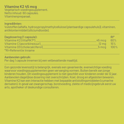 Vitaminstore Vitamin K2 45 mcg (VitaMK7) Abbildung
