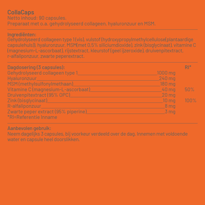 Vitaminstore CollaCaps (Collageen) Vitaminstore CollaCaps (Collageen) afbeelding
