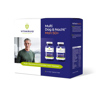 Vitakruid Multi Dag & Nacht Man 50+ Vitakruid Multi Dag & Nacht Man 50+ afbeelding