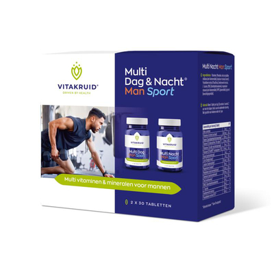 Vitakruid Multi Dag & Nacht Man Sport Vitakruid Multi Dag & Nacht Man Sport afbeelding