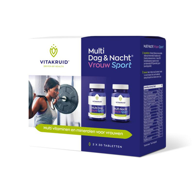 Vitakruid Multi Dag & Nacht Vrouw Sport Vitakruid Multi Dag & Nacht Vrouw Sport afbeelding