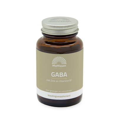 Mattisson Healthstyle Gaba 1000mg Mattisson Healthstyle Gaba 1000mg afbeelding