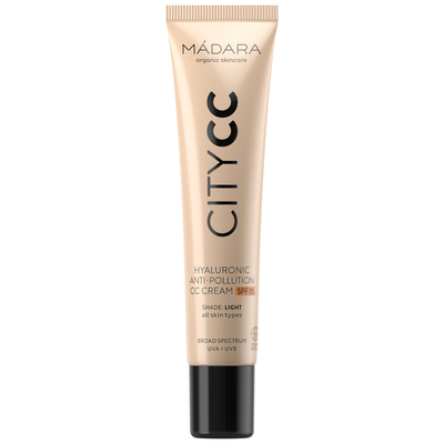 MADARA Hyaluronic Anti-Pollution CC Cream SPF 15 LIGHT BEIGE (City CC serie) afbeelding