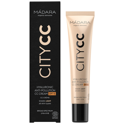 MADARA Hyaluronic Anti-Pollution CC Cream SPF 15 LIGHT BEIGE (City CC serie) afbeelding