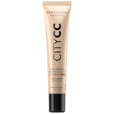 MADARA Hyaluronic Anti-Pollution CC Cream SPF 15 MEDIUM (City CC serie) MADARA Hyaluronic Anti-Pollution CC Cream SPF 15 MEDIUM (City CC serie) afbeelding