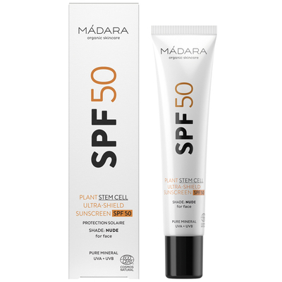 MADARA SPF50 Pflanzen-Stammzellen Ultra-Shield Sonnencreme MADARA SPF50 Pflanzen-Stammzellen Ultra-Shield Sonnencreme Abbildung