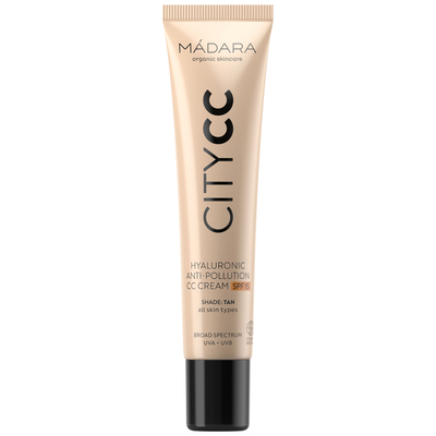 MADARA Hyaluronic Anti-Pollution CC Cream SPF 15 TAN (City CC serie) MADARA Hyaluronic Anti-Pollution CC Cream SPF 15 TAN (City CC serie) afbeelding