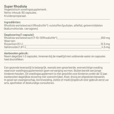 Vitaminstore Super Rhodiola (Rhodiolife) Vitaminstore Super Rhodiola (Rhodiolife) Abbildung