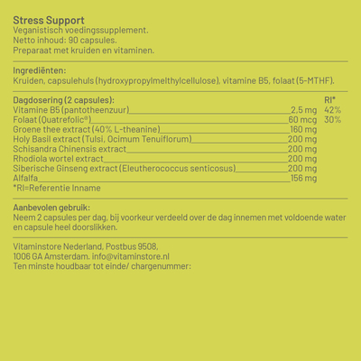 Vitaminstore Stress Support Vitaminstore Stress Support Abbildung