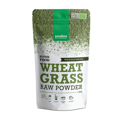 Purasana Vegan Wheatgrass Powder Purasana Vegan Wheatgrass Powder image