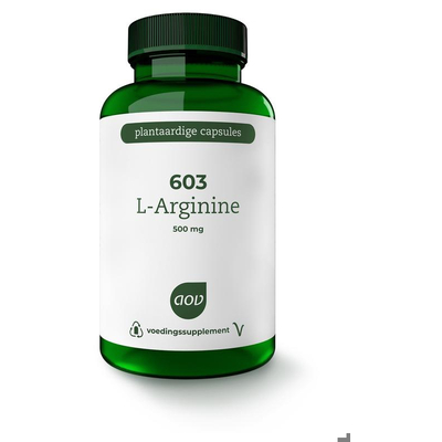 AOV Voedingssupplementen 603 L-arginine AOV Voedingssupplementen 603 L-arginine afbeelding