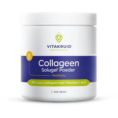 Vitakruid Collageen Solugel poeder Tropical met C en D afbeelding