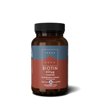 Terranova Biotin 300 mcg complex Terranova Biotin 300 mcg complex afbeelding