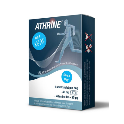 Athrine UC-11 & Vitamine D3 Smelttabletten Athrine UC-11 & Vitamine D3 Smelttabletten afbeelding