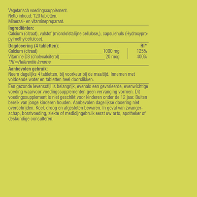 Vitaminstore Calciumcitrat D3 (Calcium) Vitaminstore Calciumcitrat D3 (Calcium) Abbildung