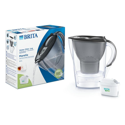 Brita Waterfilterkan Marella Cool Graphite Brita Waterfilterkan Marella Cool Graphite afbeelding