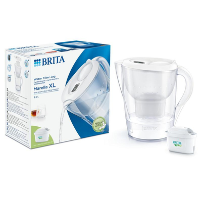 Brita Waterfilterkan Marella XL White Brita Waterfilterkan Marella XL White afbeelding