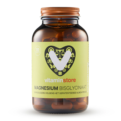 Vitaminstore Magnesium Bisglycinaat Vitaminstore Magnesium Bisglycinaat afbeelding