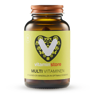 Vitaminstore Multi Vitaminen (multivitamine) Vitaminstore Multi Vitaminen (multivitamine) afbeelding