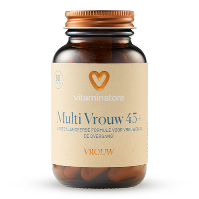 Vitaminstore Multi Vrouw 45+ (Multivitamine) Vitaminstore Multi Vrouw 45+ (Multivitamine) afbeelding