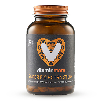 Vitaminstore Super Vitamine B12 extra sterk Vitaminstore Super Vitamine B12 extra sterk afbeelding