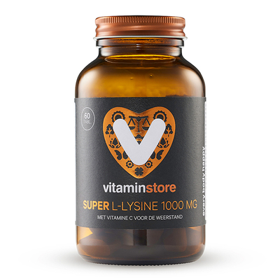Vitaminstore Super L-Lysine 1000 mg Vitaminstore Super L-Lysine 1000 mg afbeelding