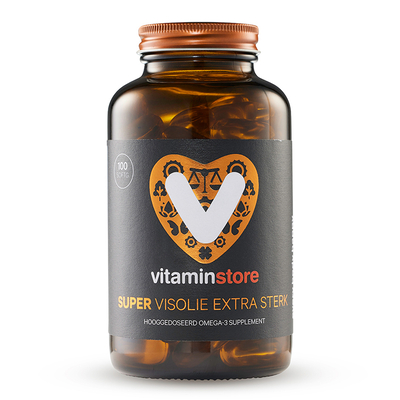 Vitaminstore Super Omega Extra Sterk (visolie) Vitaminstore Super Omega Extra Sterk (visolie) afbeelding