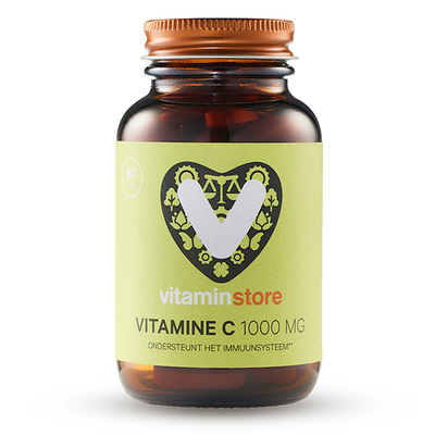 Vitaminstore Vitamine C1000 mg Vitaminstore Vitamine C1000 mg afbeelding