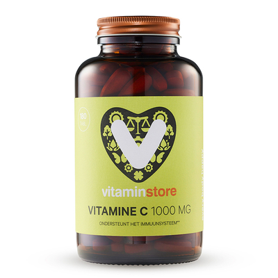 Vitaminstore Vitamine C1000 mg Vitaminstore Vitamine C1000 mg afbeelding