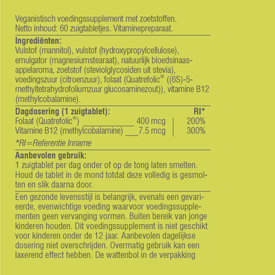 Vitaminstore Aktive Folsäure (früher Folat 400) Vitaminstore Aktive Folsäure (früher Folat 400) Abbildung