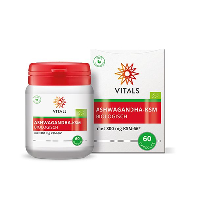 Vitals Ashwagandha biologisch (KSM-66) Vitals Ashwagandha biologisch (KSM-66) afbeelding