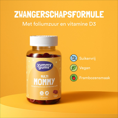 Yummygums Zwangerschap Vitamine Gummies Yummygums Zwangerschap Vitamine Gummies afbeelding