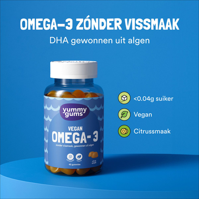 Yummygums Vegan Omega-3 Gummies Yummygums Vegan Omega-3 Gummies afbeelding