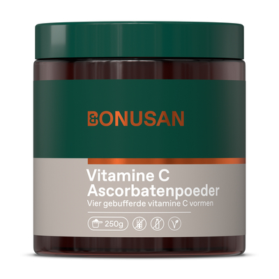 Bonusan Vitamine C Ascorbatenpoeder Bonusan Vitamine C Ascorbatenpoeder afbeelding